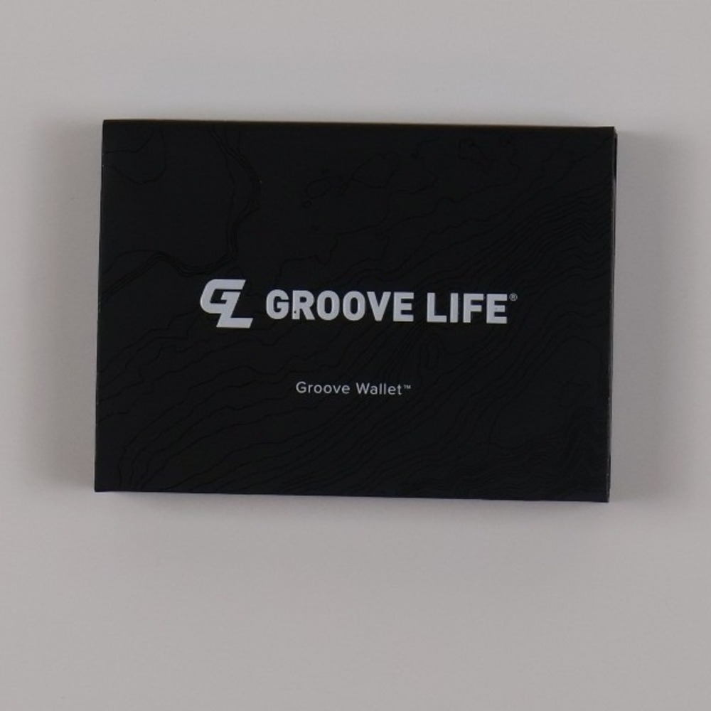 Groove Life Mens Wallet Groove Wallet Midnight Black Solid OS NWT